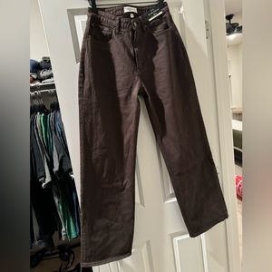 Abercrombie viral brown jeans